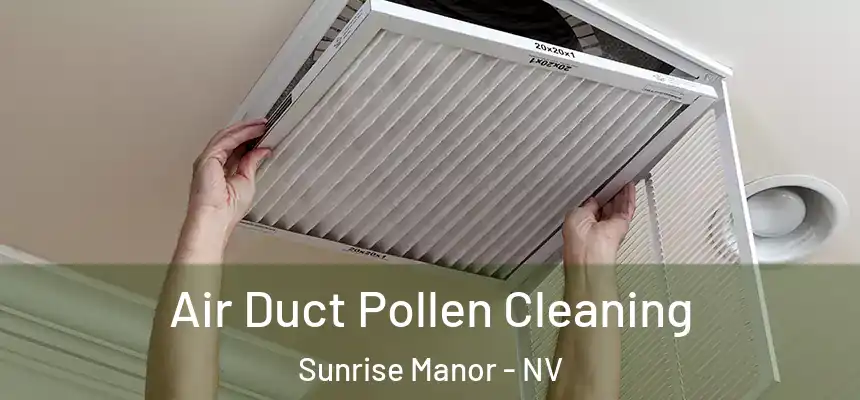 Air Duct Pollen Cleaning Sunrise Manor - NV